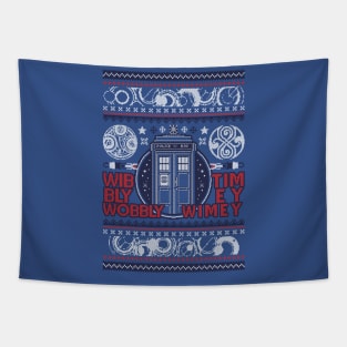 Christmas through Time and Space Tapestry