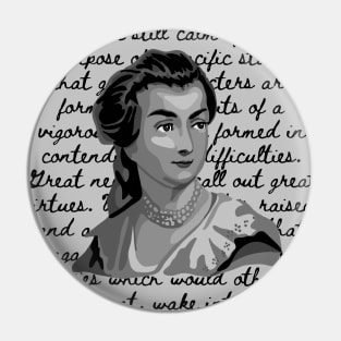 Abigail Adams Portrait and Quote Pin