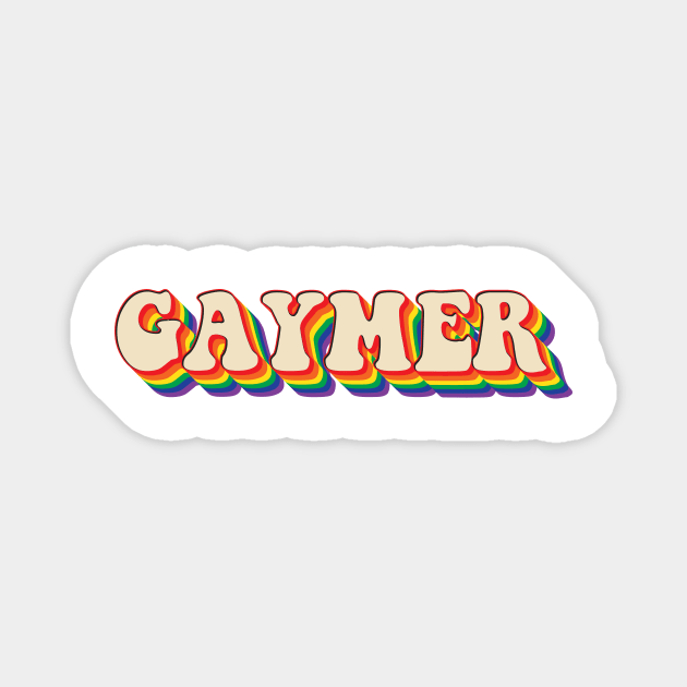 Gaymer Magnet by n23tees