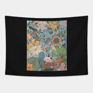 Floral Jungle Patterns Tapestry