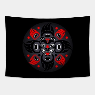 HAIDA PAW CIRCLE Tapestry