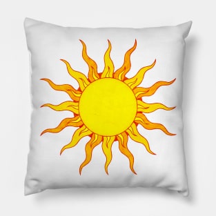 Grunge Sun Pillow