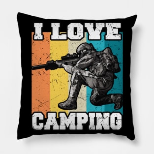 Funny First Person Shooter Gamer Saying Pillow