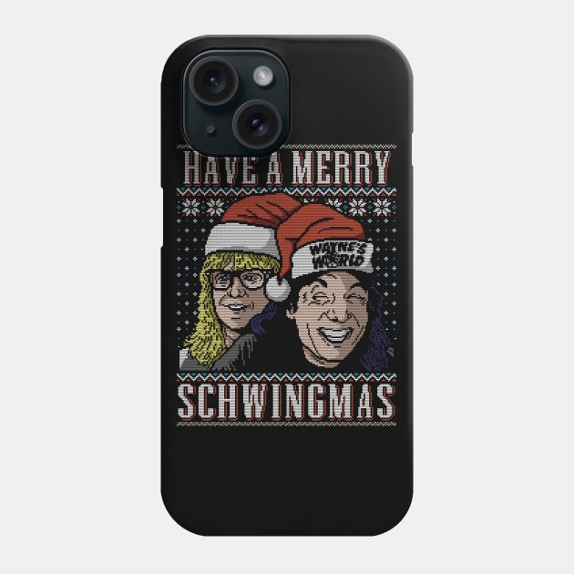 Merry Schwingmas! Phone Case by Punksthetic