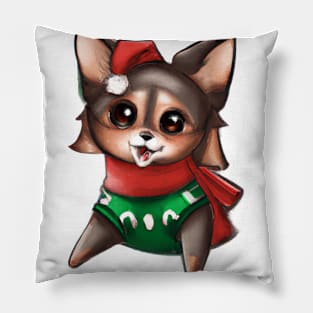 Cute Chihuahua Drawing Pillow