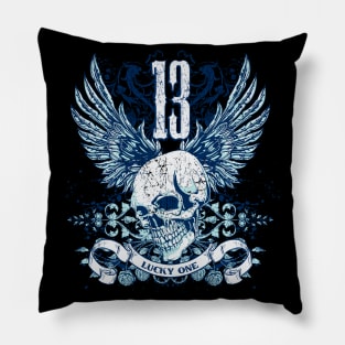 Skull death skeleton scary gift T-Shirt Pillow