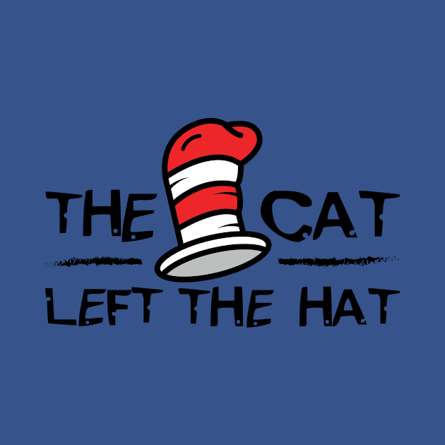 THE CAT LEFT THE HAT by Amrshop87