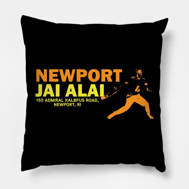 Newport Jai Alai Tribute Pillow by Gimmickbydesign