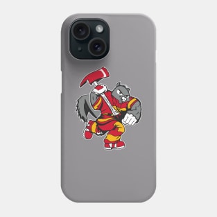 Feline Firefighter To The Rescue Phone Case