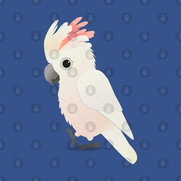 Salmon-crested cockatoo by Bwiselizzy