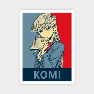 Komi Can't Communicate Poster Magnet