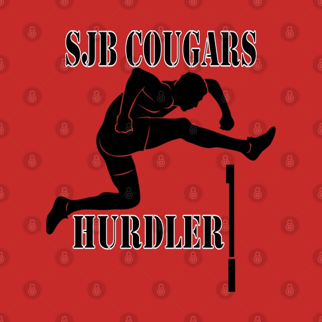 SJB Cougars Hurdlers by Woodys Designs