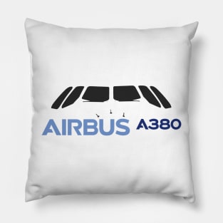 A380 front view Pillow