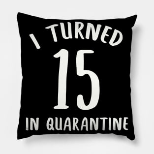 I Turned 15 In Quarantine Pillow