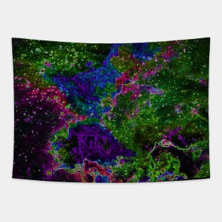 Black Panther Art - Glowing Edges 227 Tapestry