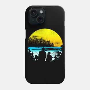 Mens Father & Son Fishing Father's Day Phone Case