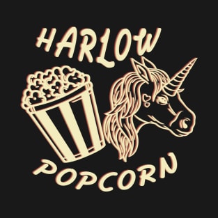 Harlow And Popcorn Funny Popcorn The Pony T-Shirt