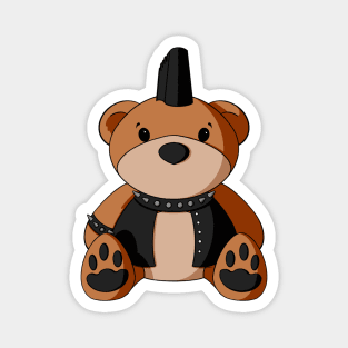 Punk Boy Teddy Bear Magnet