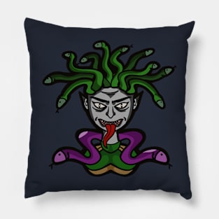 Medusa Queen Pillow