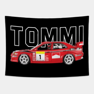 wrc EVO 6 champion Tommi Mäkinen Car evolution TME VI GROUP A Tapestry