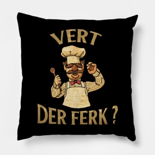 VINTAGE STYLE - vert der ferk Pillow