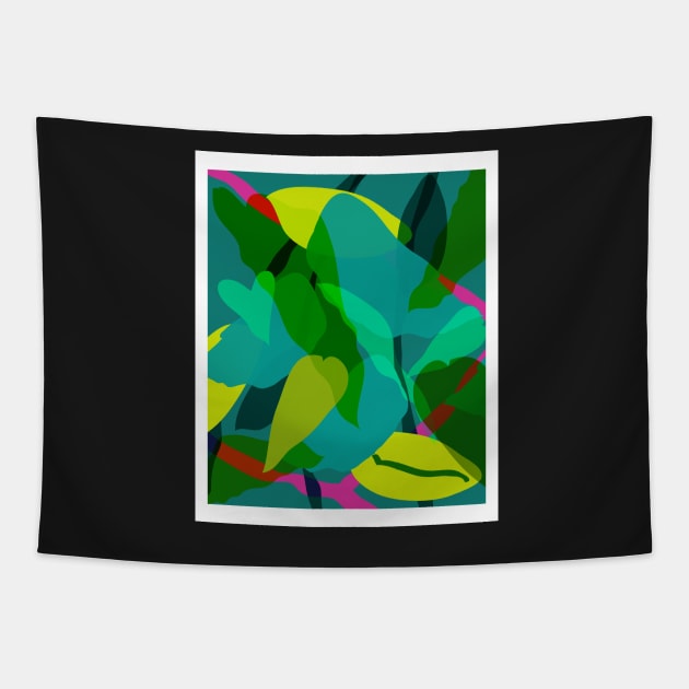 Colourful garden riot part 02 Tapestry by juliechicago