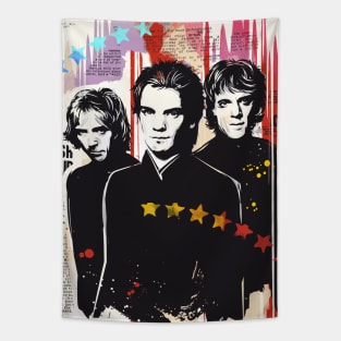 The police band pop art print Tapestry