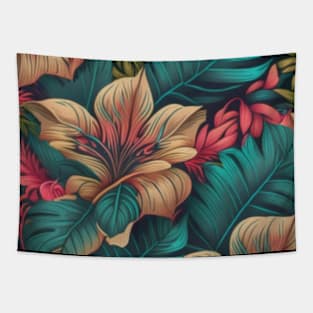 tropical pattern Tapestry