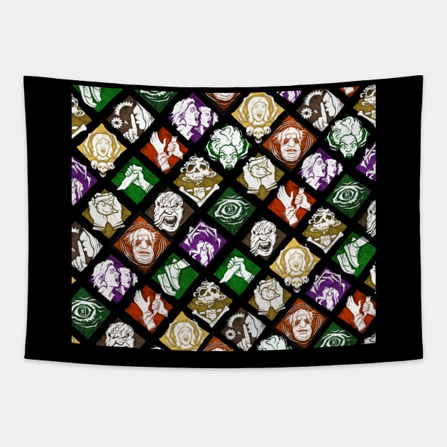 Dead By Daylight Perks Tapestry by judymareecreations