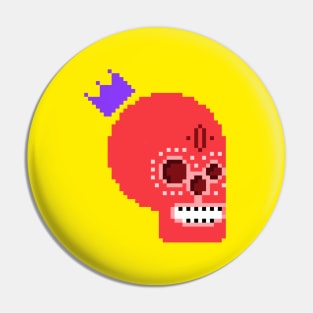 Pixel skull Pin