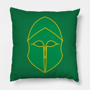 Corinthian helmet (green) Pillow