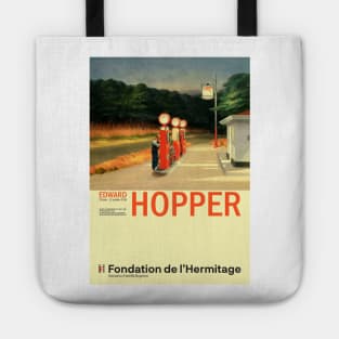 Edward Hopper - Gas - Minimalist Exhibition Art Poster Tote