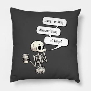 Target Mom Dissociating Skeleton Pillow