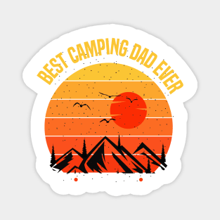 Best camping dad ever Magnet