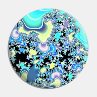 Groovy Fractal Pin