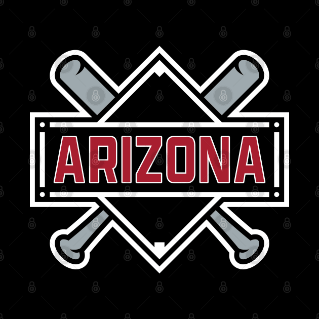 Arizona Diamondbacks Baseball by Fourteen21 Designs