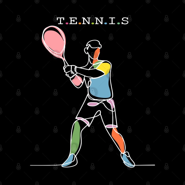 Tennis Sport by Fashioned by You, Created by Me A.zed