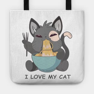 Cat shirt for cat lovers Tote