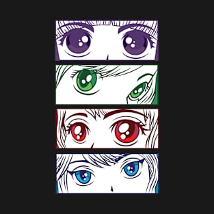 Anime Girl Close Up Eyes T-Shirt