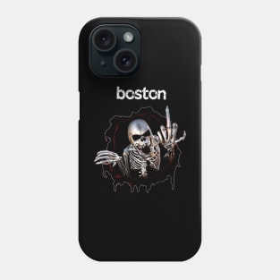 vintage horror boston band Phone Case