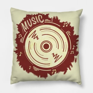 Gramophone retro disc Pillow