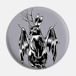 Kami with folded wings Pin