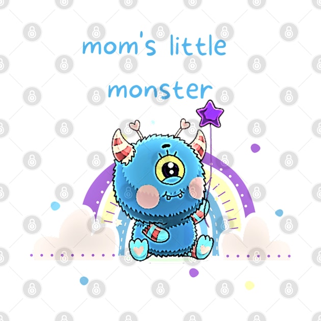 Mom's Little Monster by TeesFashion