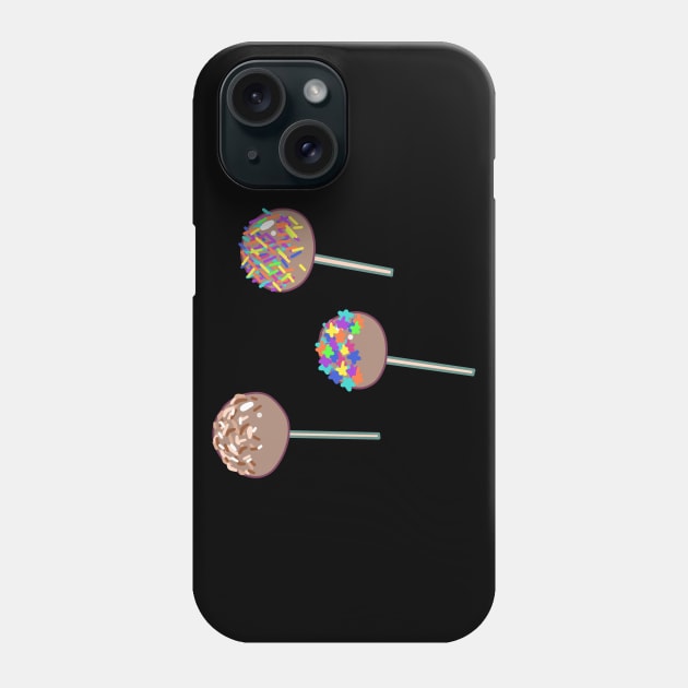 Sprinkles Chocolate Lollipops Phone Case by saradaboru