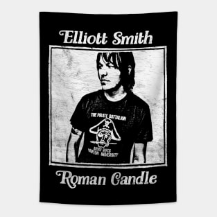 Elliott Smith Roman Candle / Vintage Styled Fan Art Design Tapestry