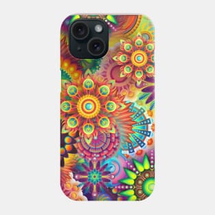 Sci-Fi flowers / Fantasy hallucination / Futuristic design Phone Case