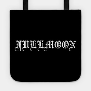 Fullmoon Logo | Black Metal Tote