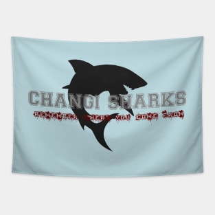 Changi Sharks Tapestry