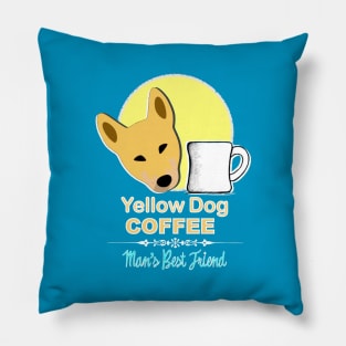 Coffee and Dogs Pillow