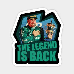 the Legend is back Magnet